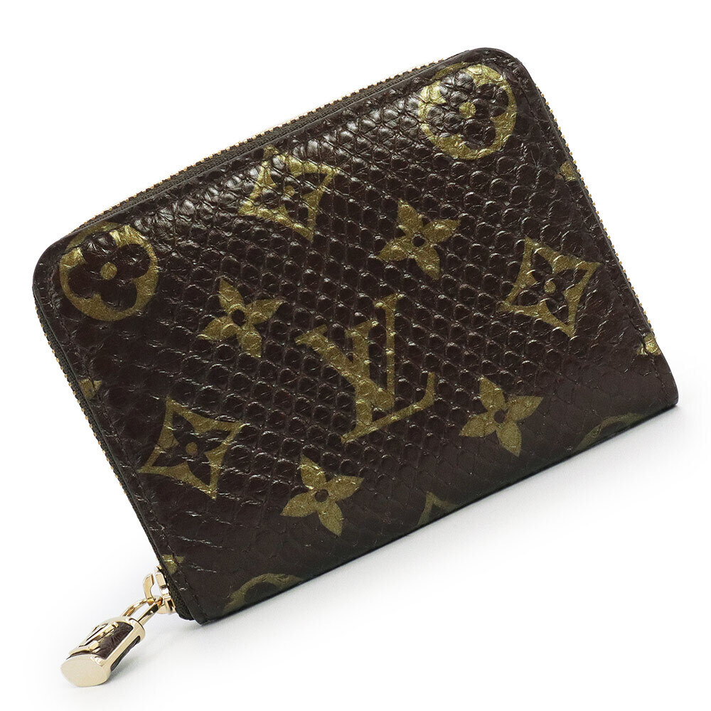 Louis Vuitton Zippy Coin Wallet Case Python Exoti… - image 1